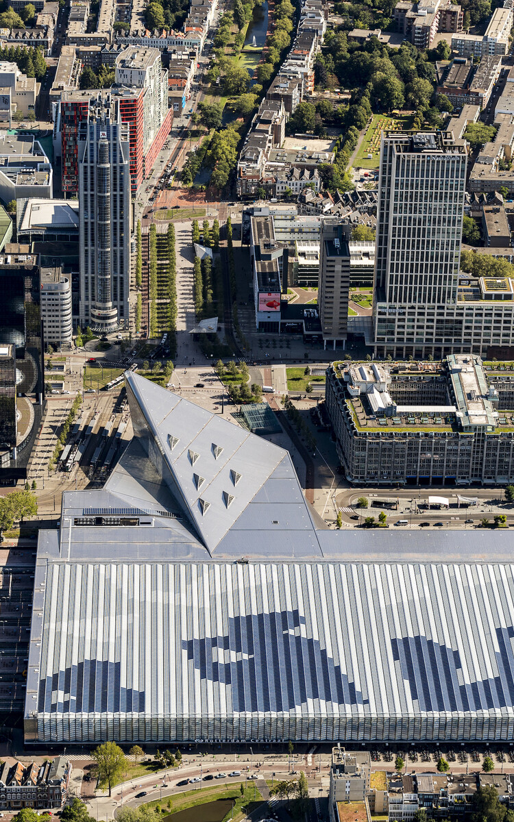 Rotterdam Centraal Station Luchtfoto 2019 Guido Pijper