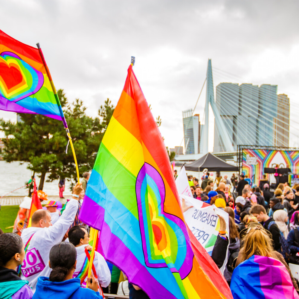 Erasmusbrug pride Rotterdam 2019 Spark Content Creatie