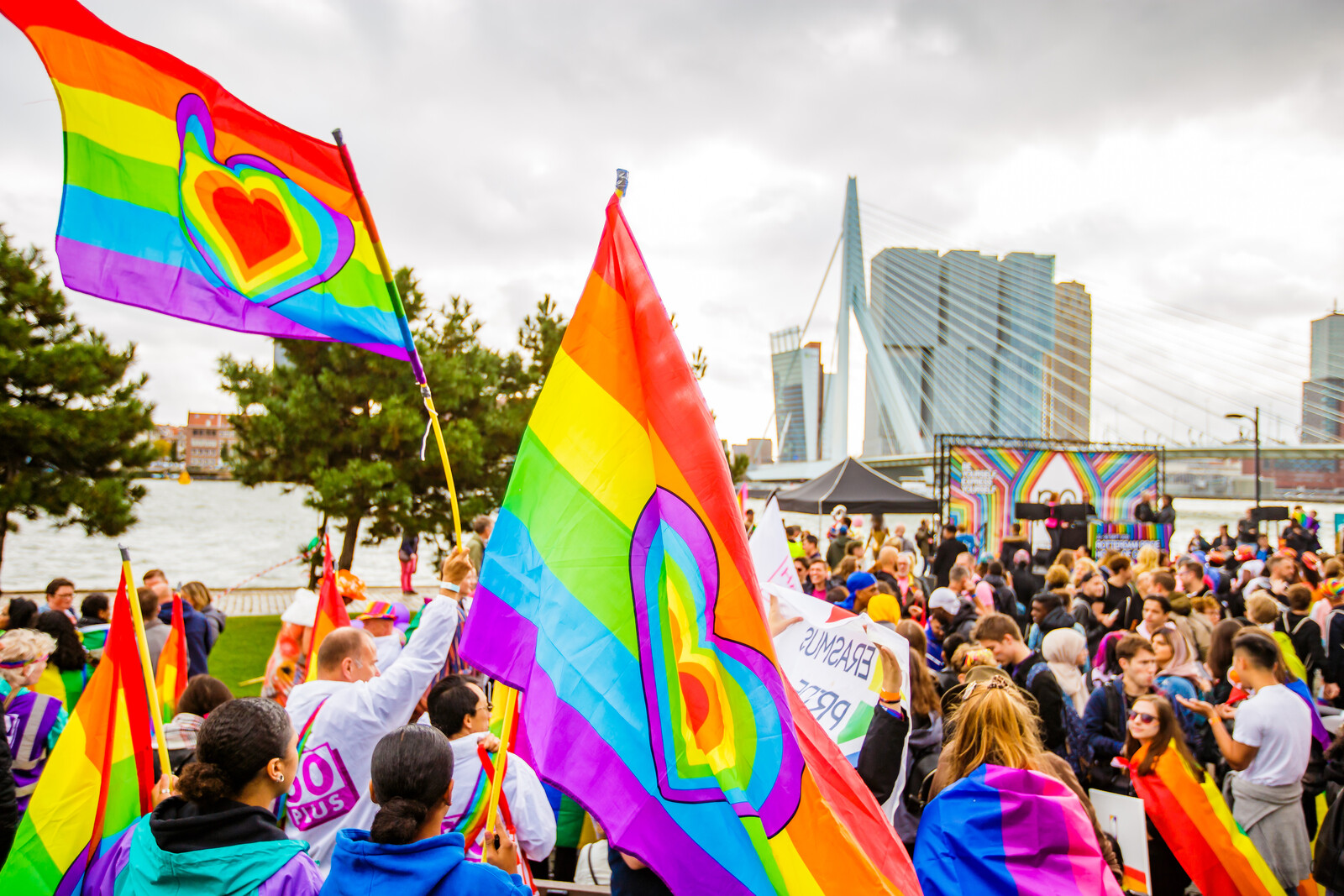 Erasmusbrug pride Rotterdam 2019 Spark Content Creatie