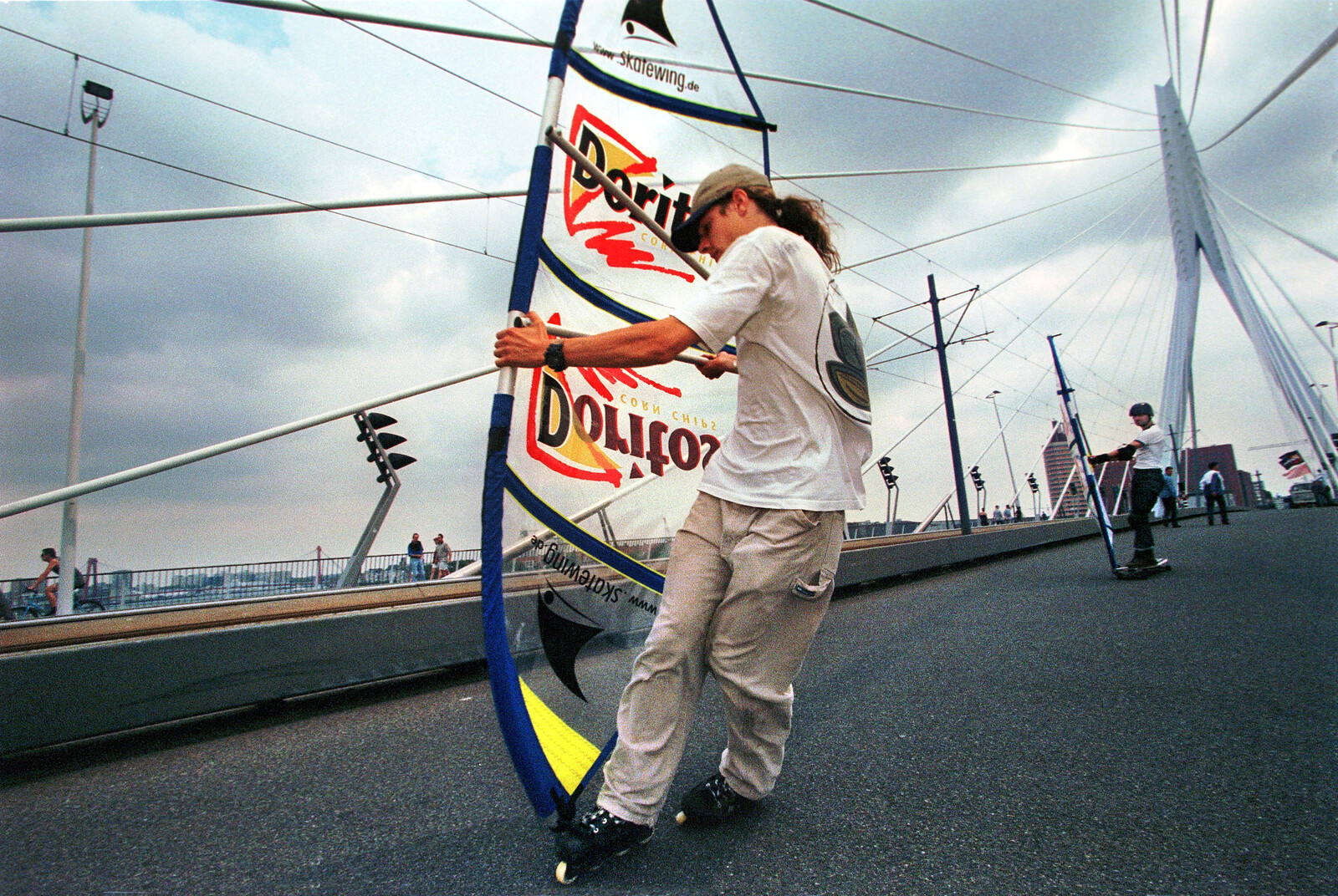 Erasmusbrug autovrije zaterdag 1999 rotterdam