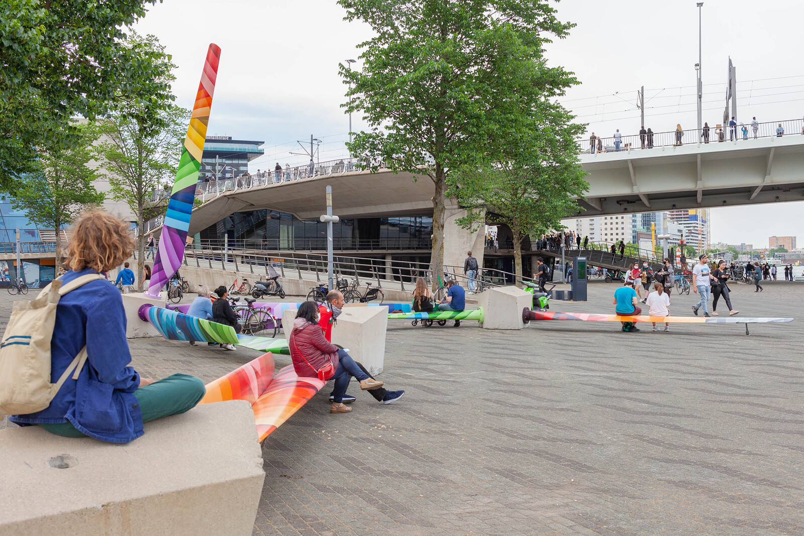 LP Re Wind Markering monument seksuele en genderdiversiteit Foto Denis Guzzo 2