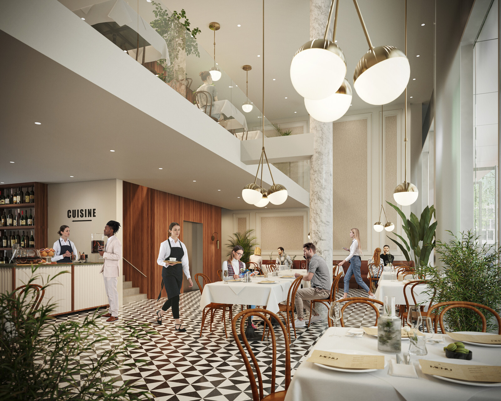 The Lobby Manhave restaurant Vivid Vision
