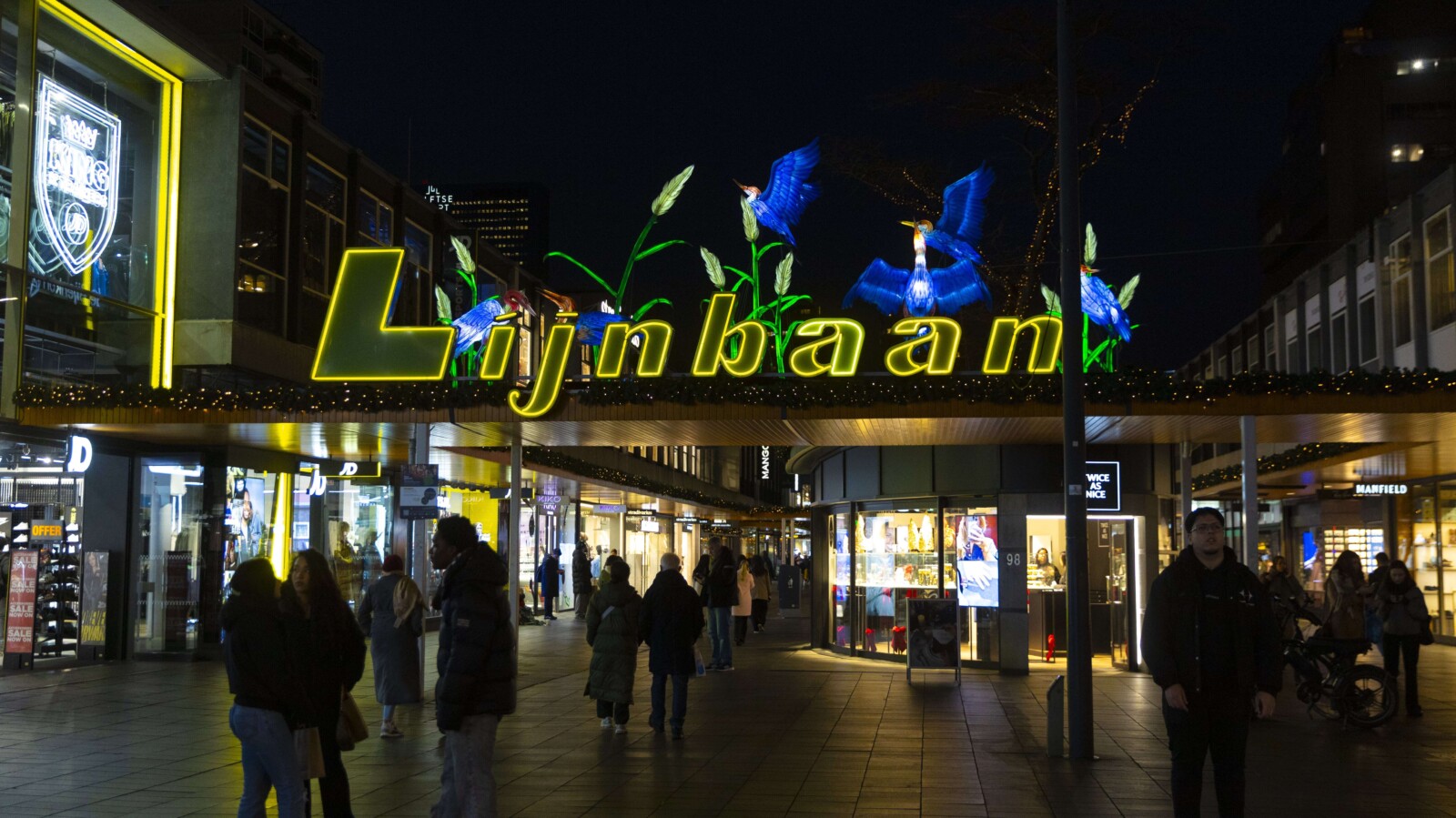 Lijnbaan verlichting rwww