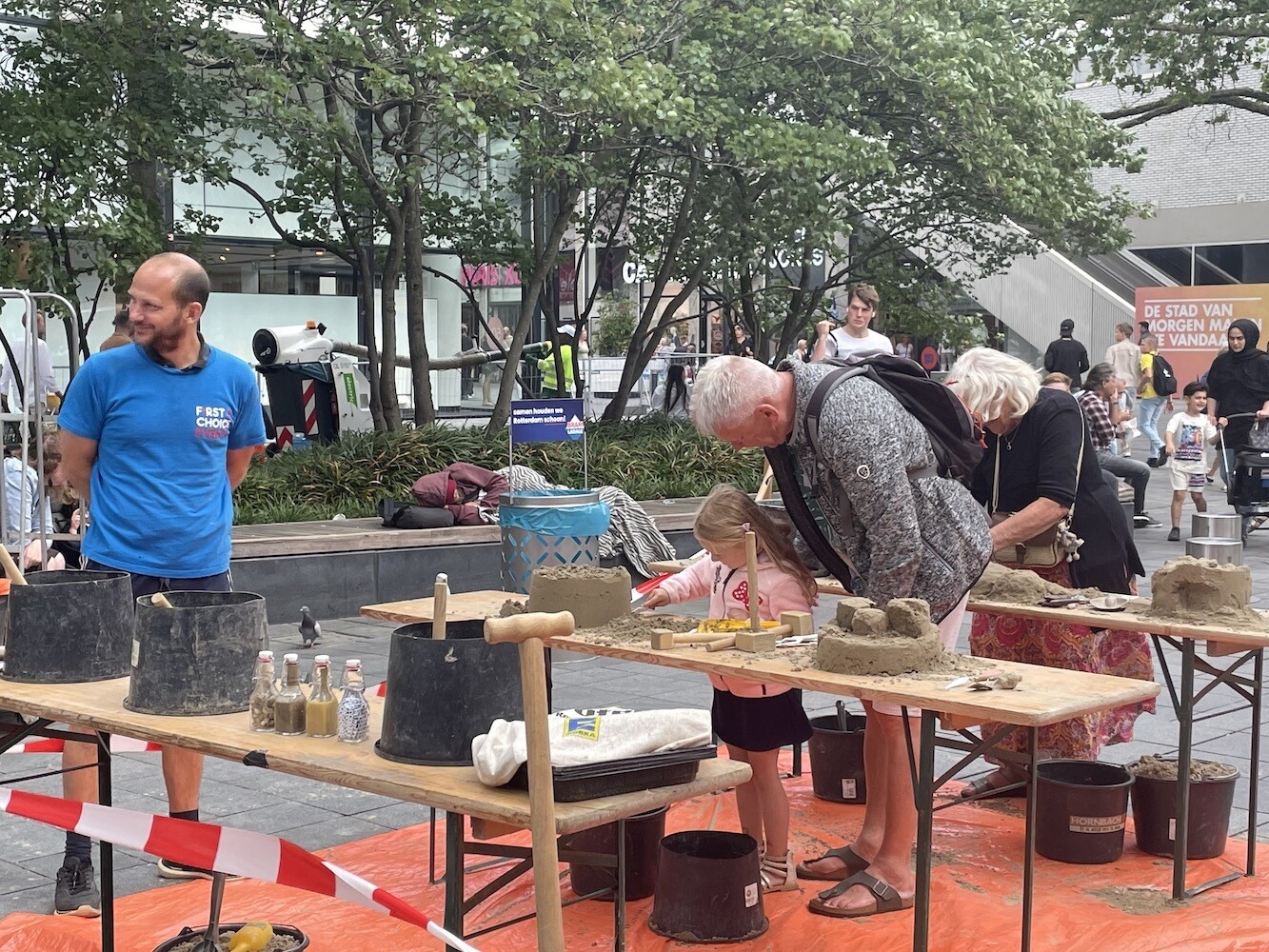 Kinderworkshops Zandsculpturen Rotterdam