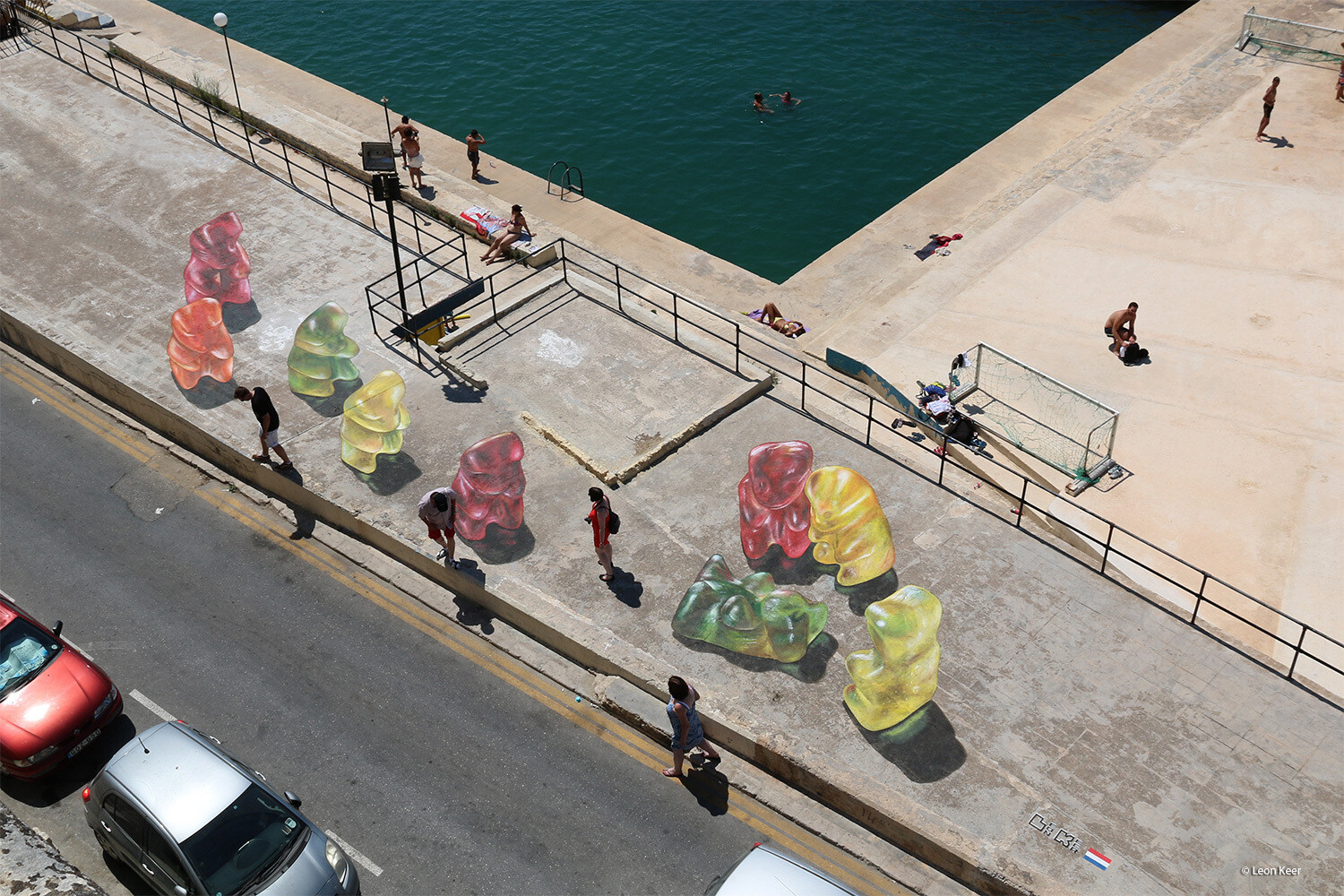 Malta streetart festival gummyberen