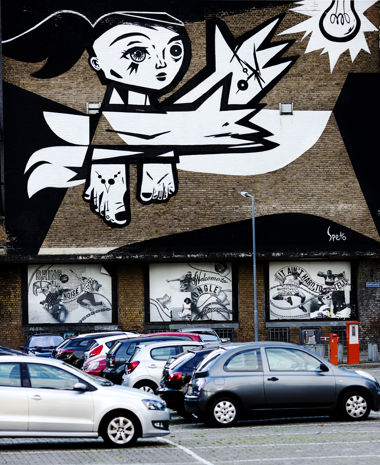 Speto Schieblock Rotterdam street art