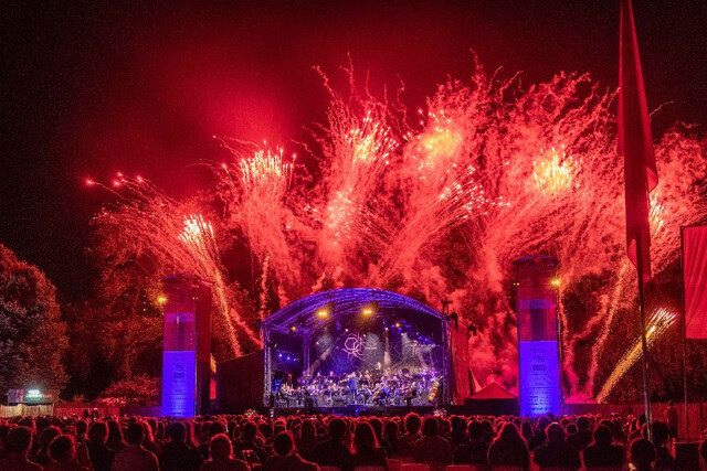 Sinfonia in het Park vuurwerk