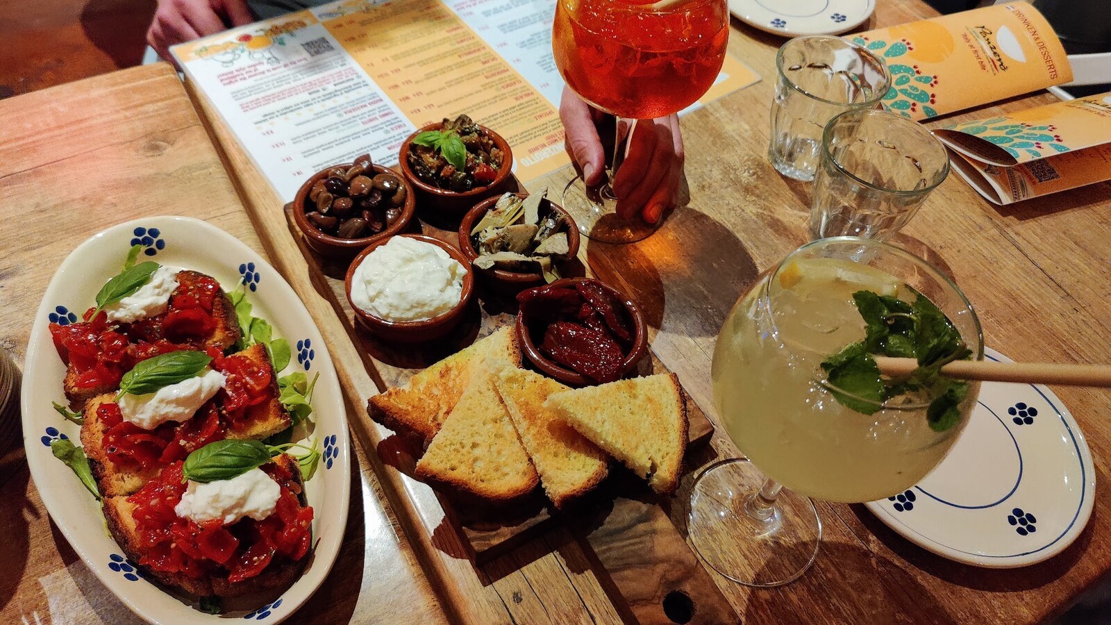 Panzero Antipasti Table