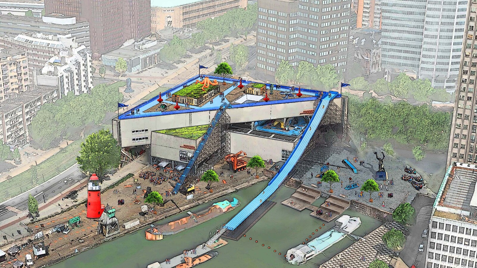 Render Rotterdam Rooftop Roetsj 2025 1 min