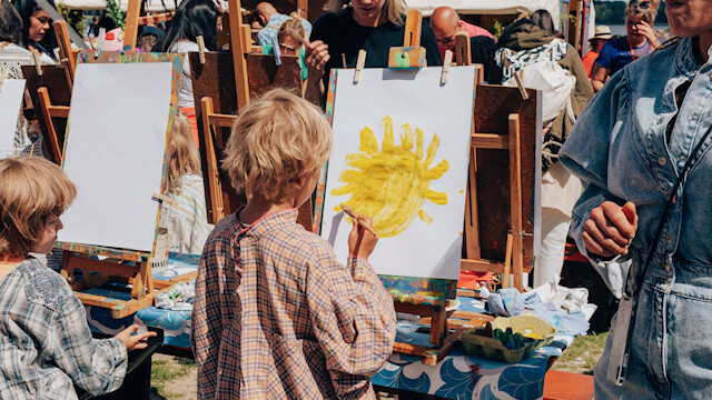 Kidsstock schilderen
