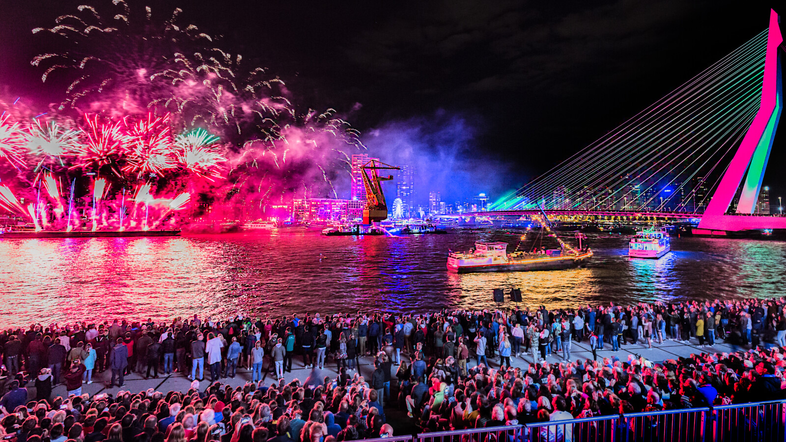 Wereldhavendagen vuurwerk