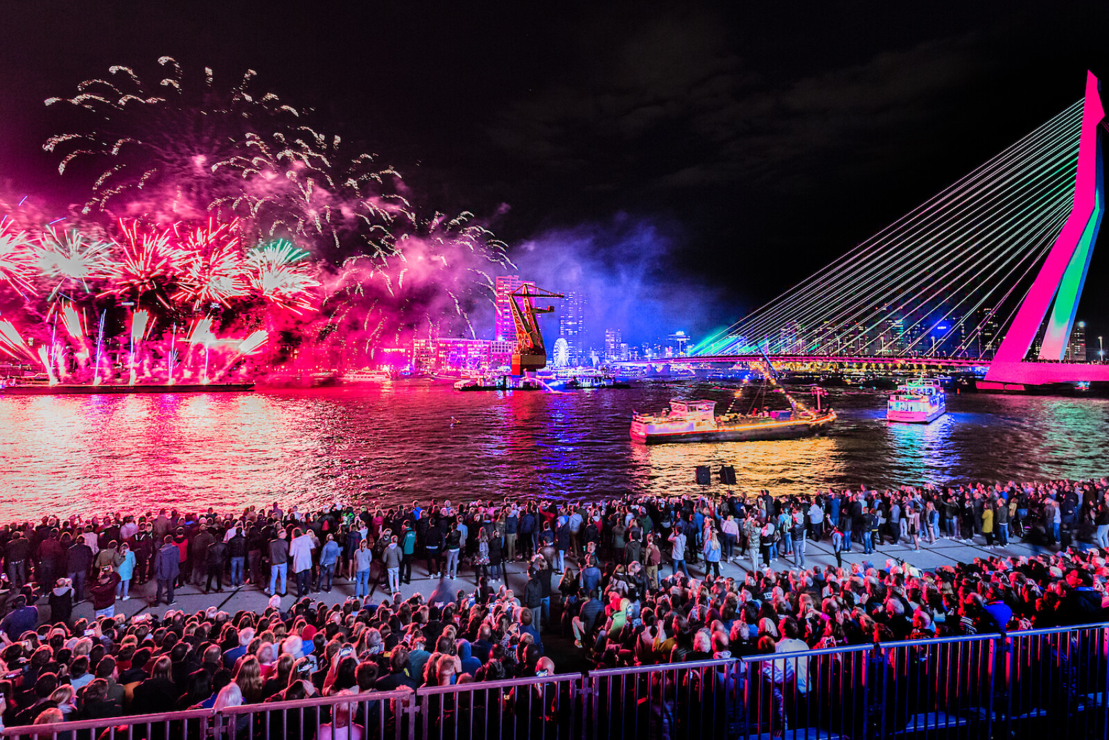 Wereldhavendagen vuurwerk