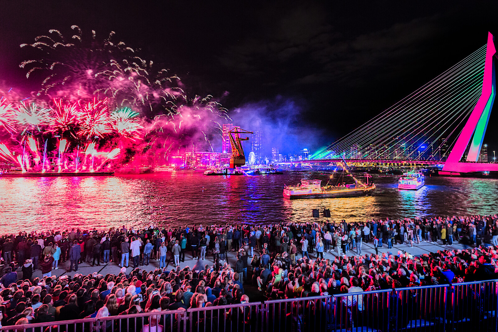 Wereldhavendagen vuurwerk