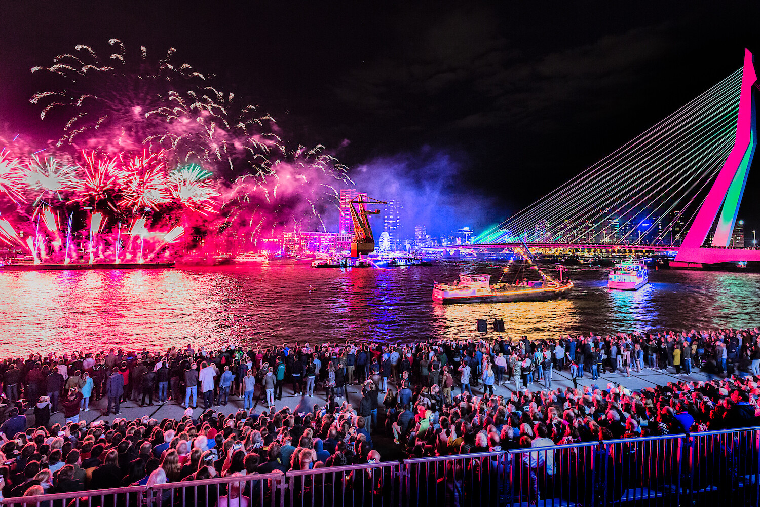 Wereldhavendagen vuurwerk