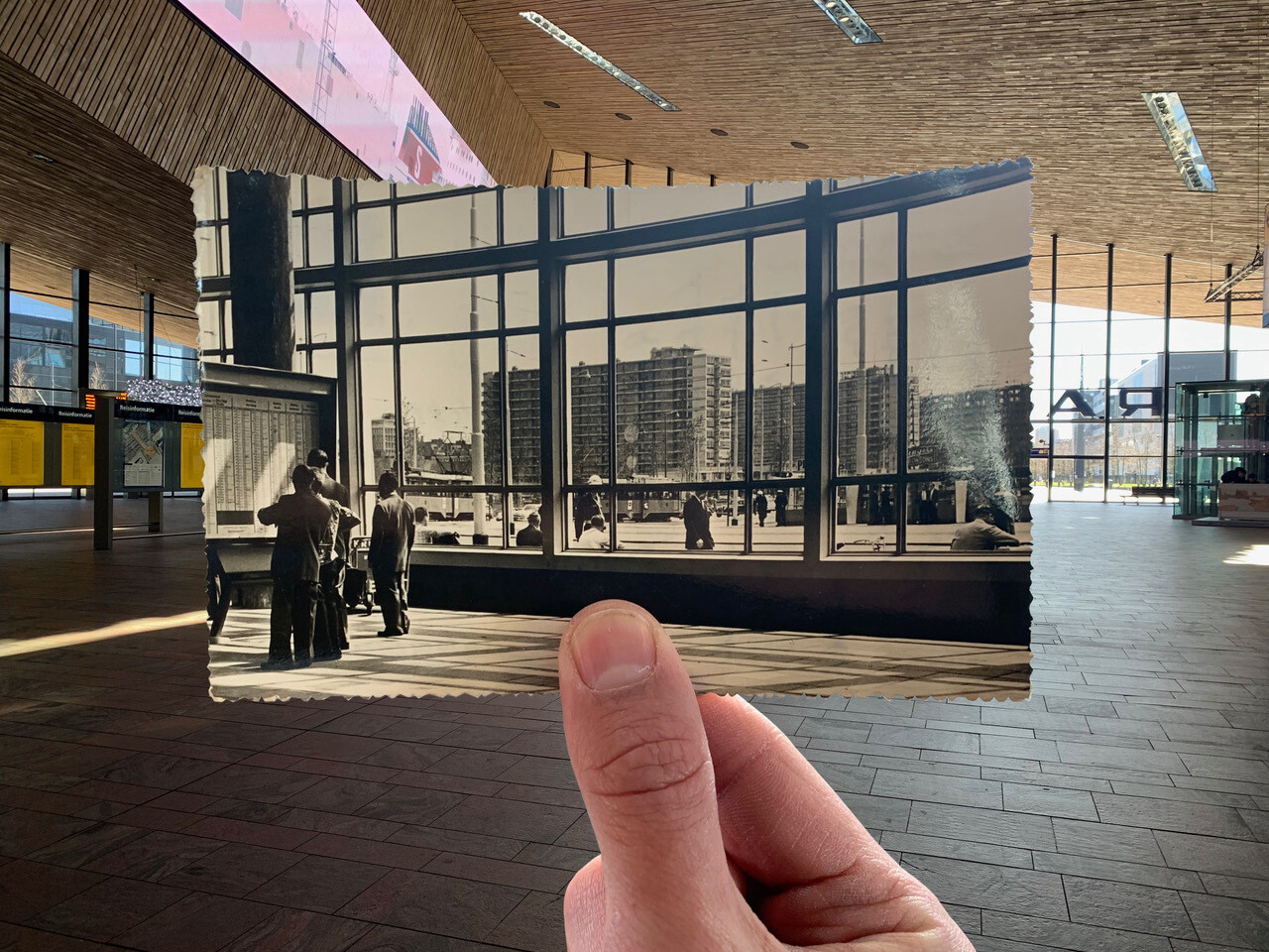 Steven Bos Past Postcards Project Centraal Station