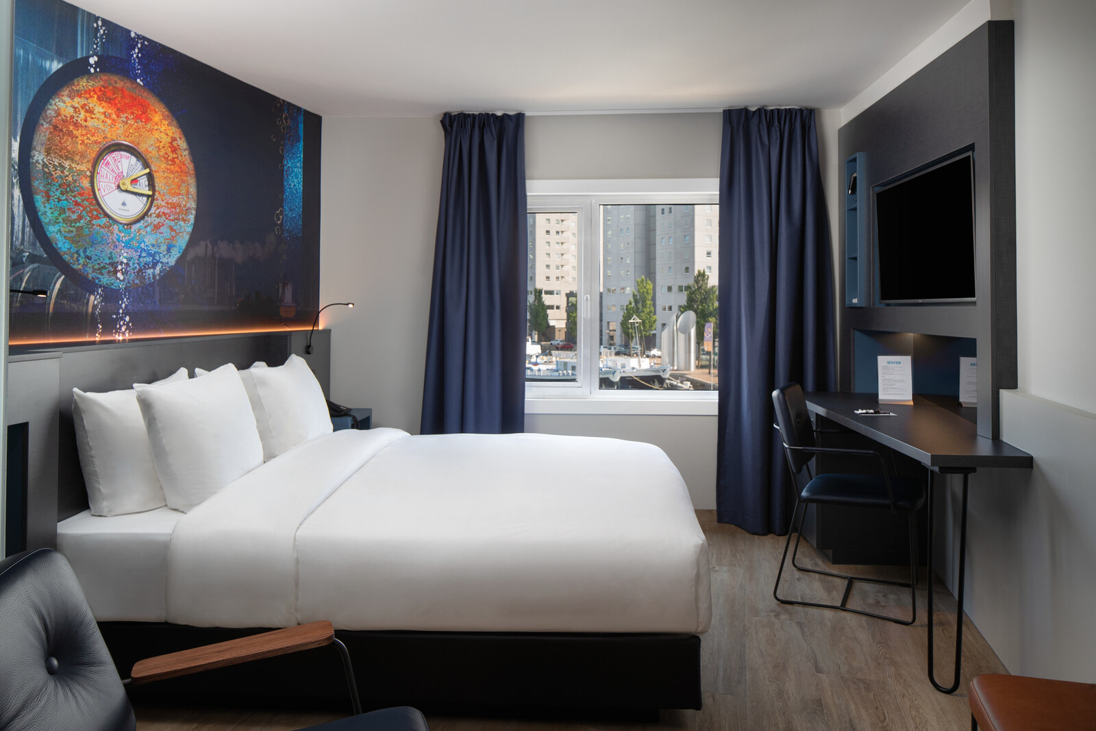 Inntel Rotterdam Waterfront double kamer overzicht