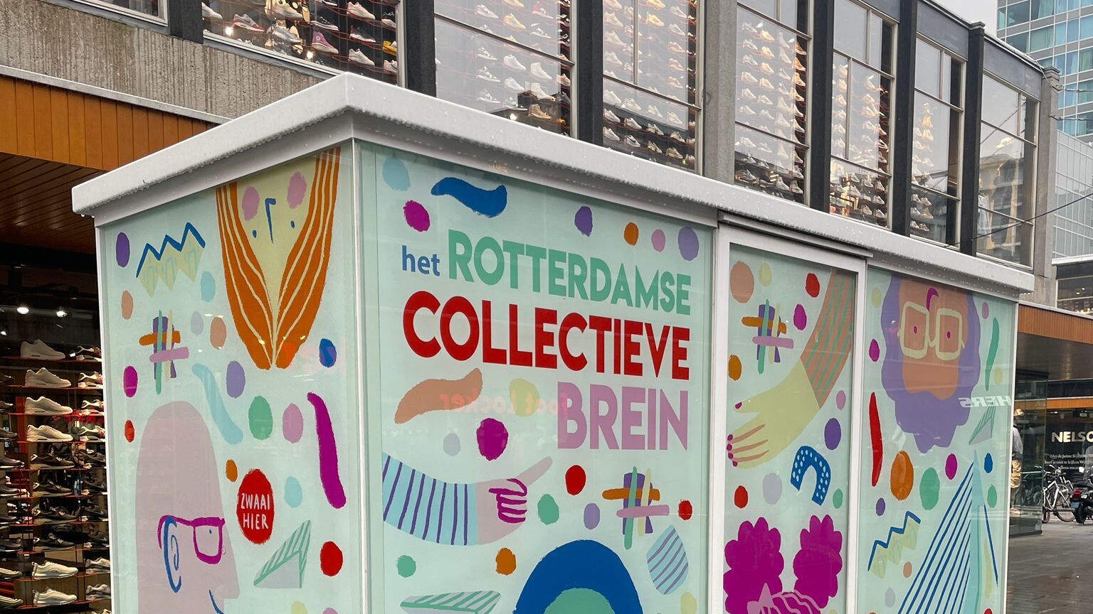 Het collectieve brein vitrine 1