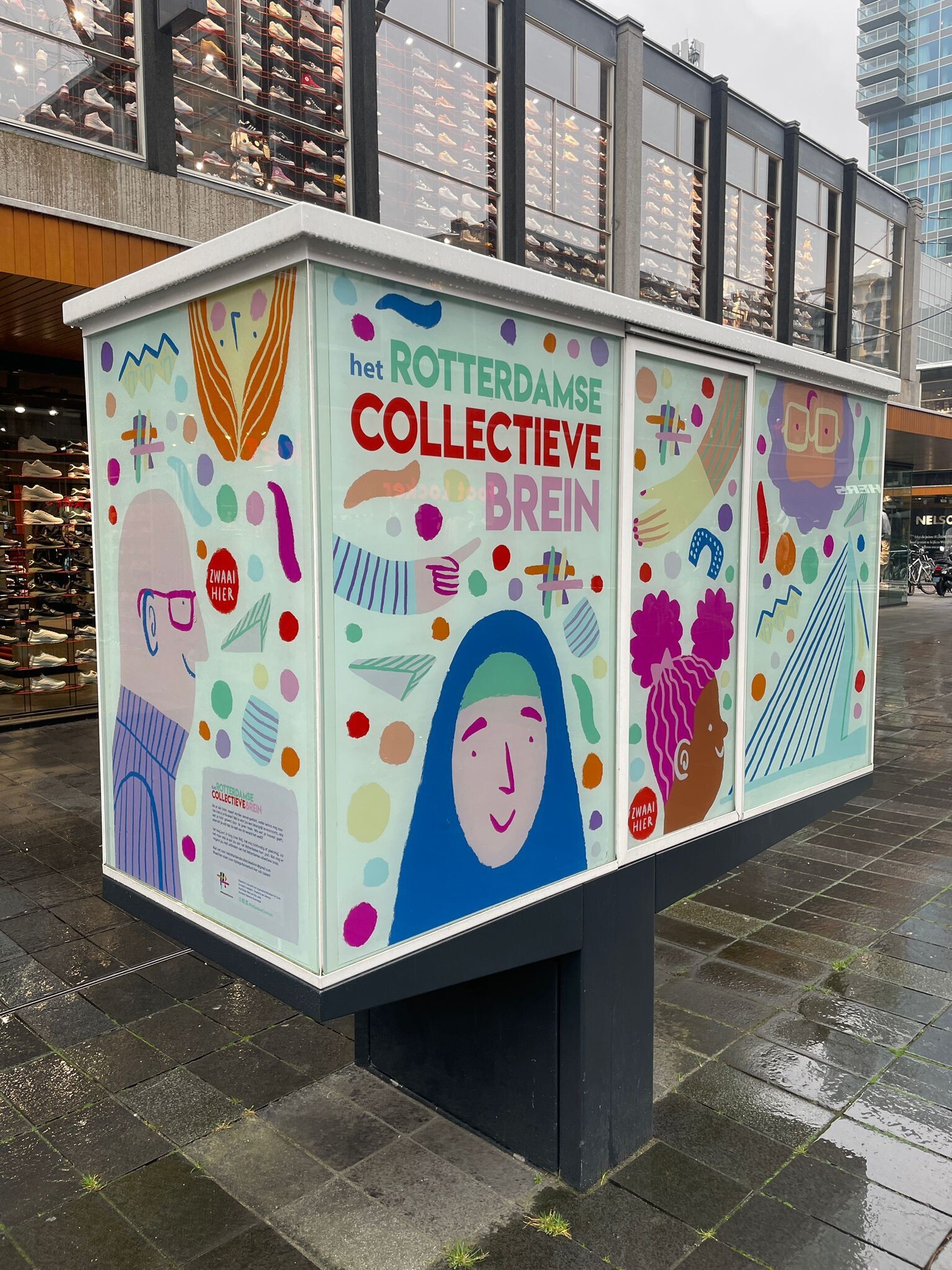 Het collectieve brein vitrine 1