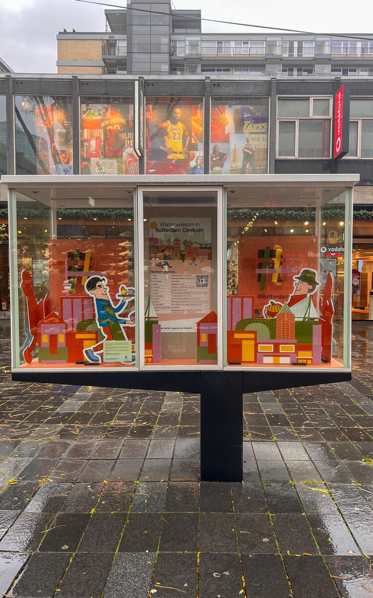 Herfstvitrine Rotterdam Centrum