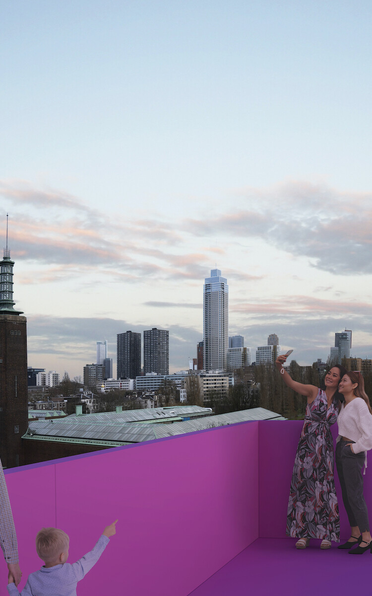 Visualisatie van Het Podium op Het Nieuwe Instituut MVRDV 3