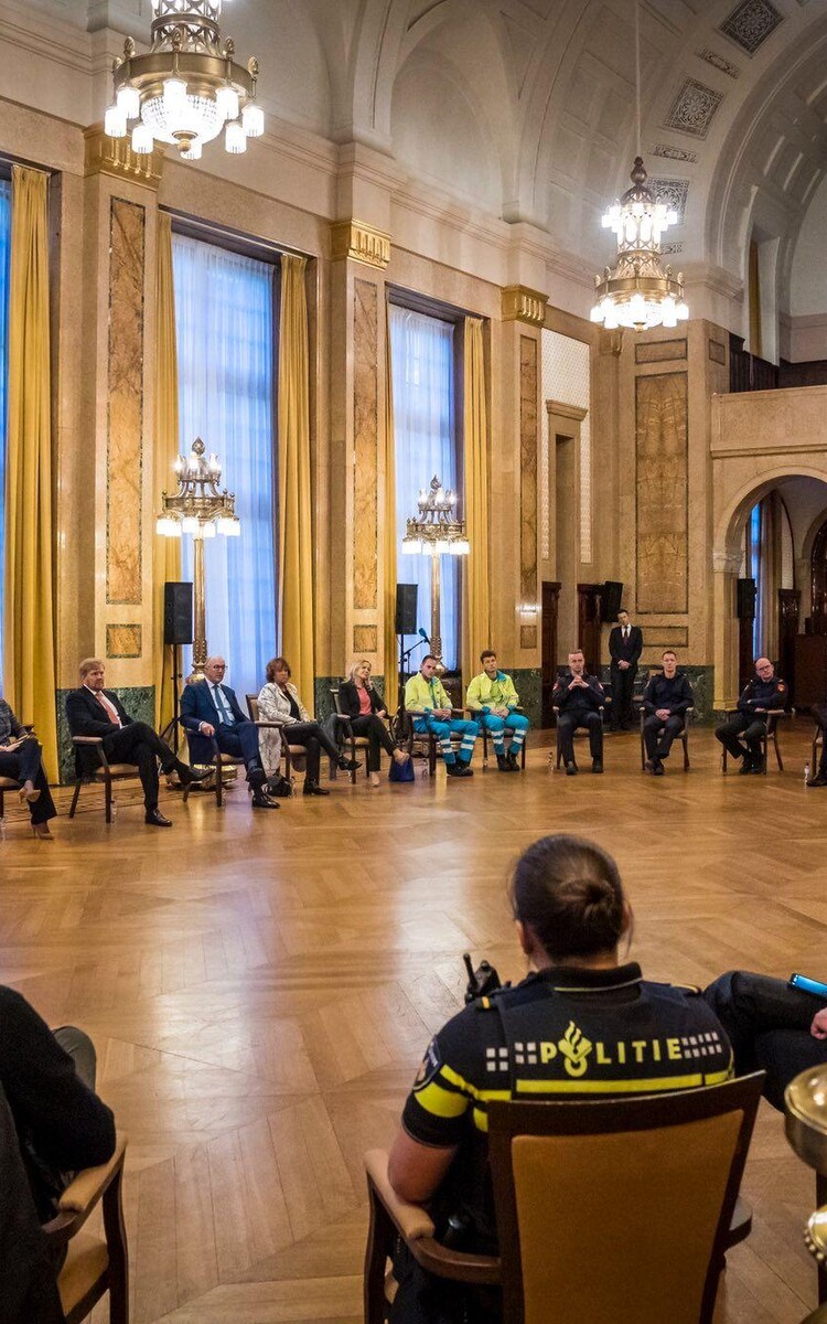 Bezoek Koning aan politie Rotterdam