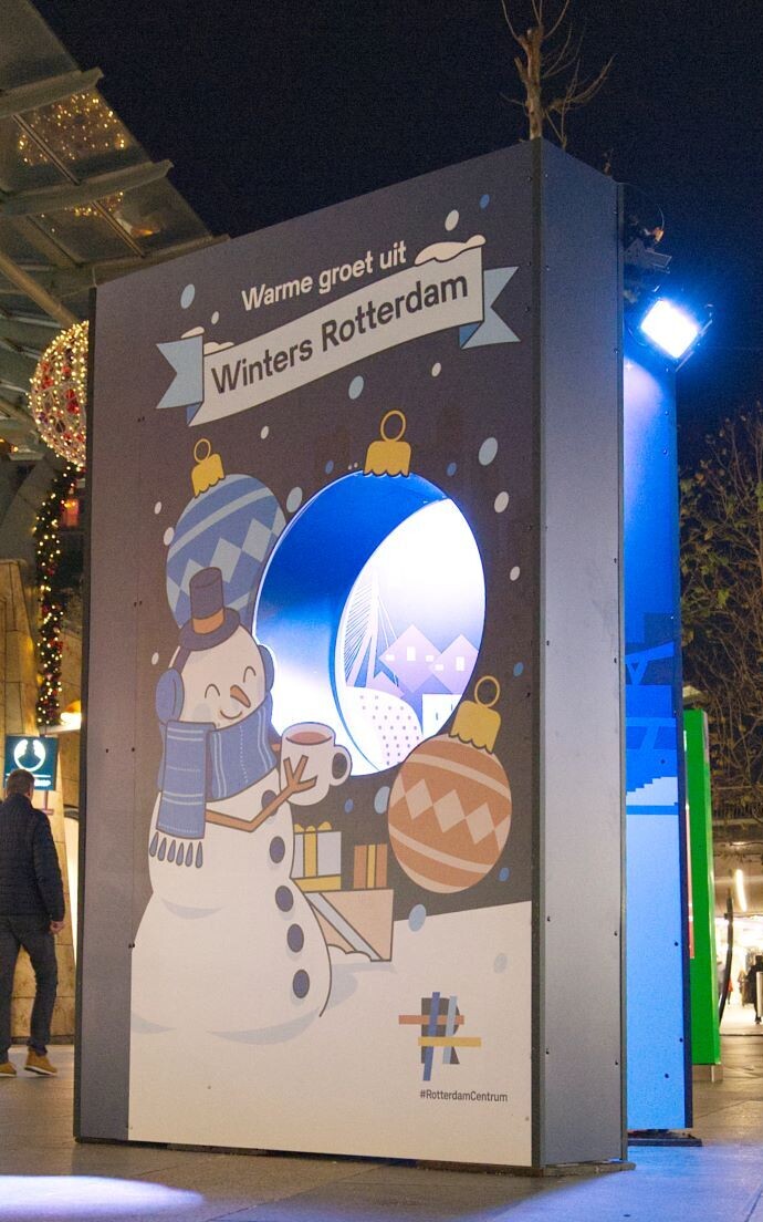 Winterprogrammering versiering in centrum 2