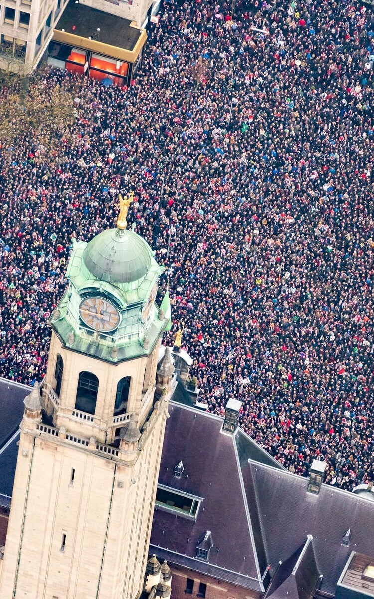 Feyenoord huldiging Paul Martens