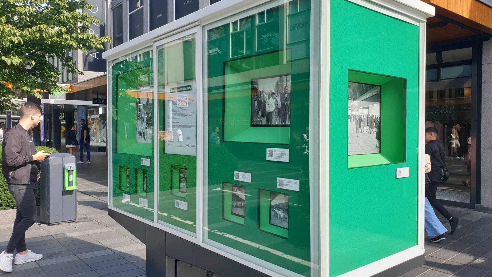 Stadsarchief vitrine