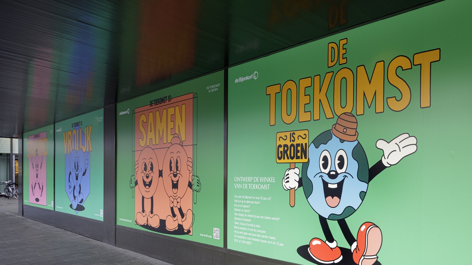 Etalage Bijenkorf Rotterdam