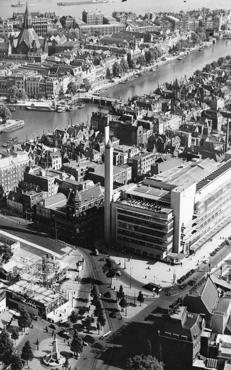 1939 de bijenkorf en de leuvehaven foto klm collectie gemeentearchief rotterdam Collectie Gemeentear min