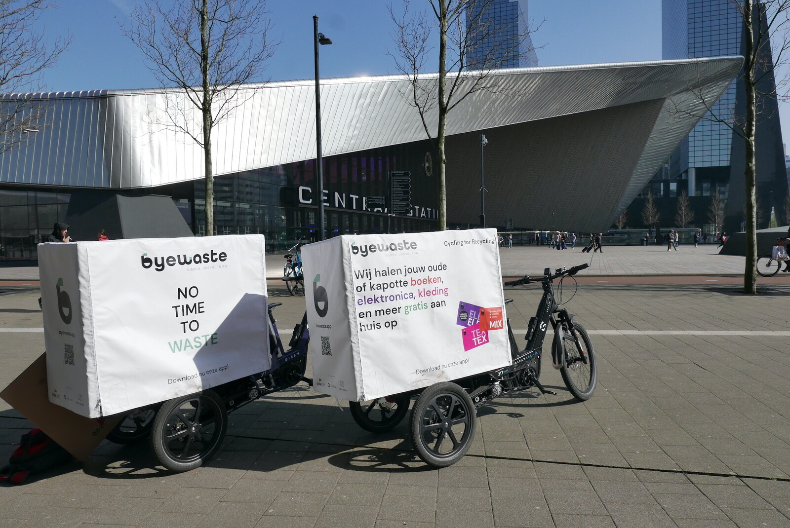 Byewaste centraal station rotterdam