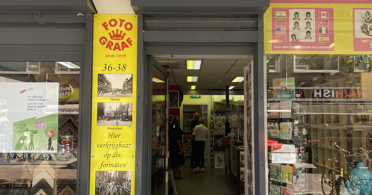 De oudste fotozaak van Rotterdam | RotterdamCentrum