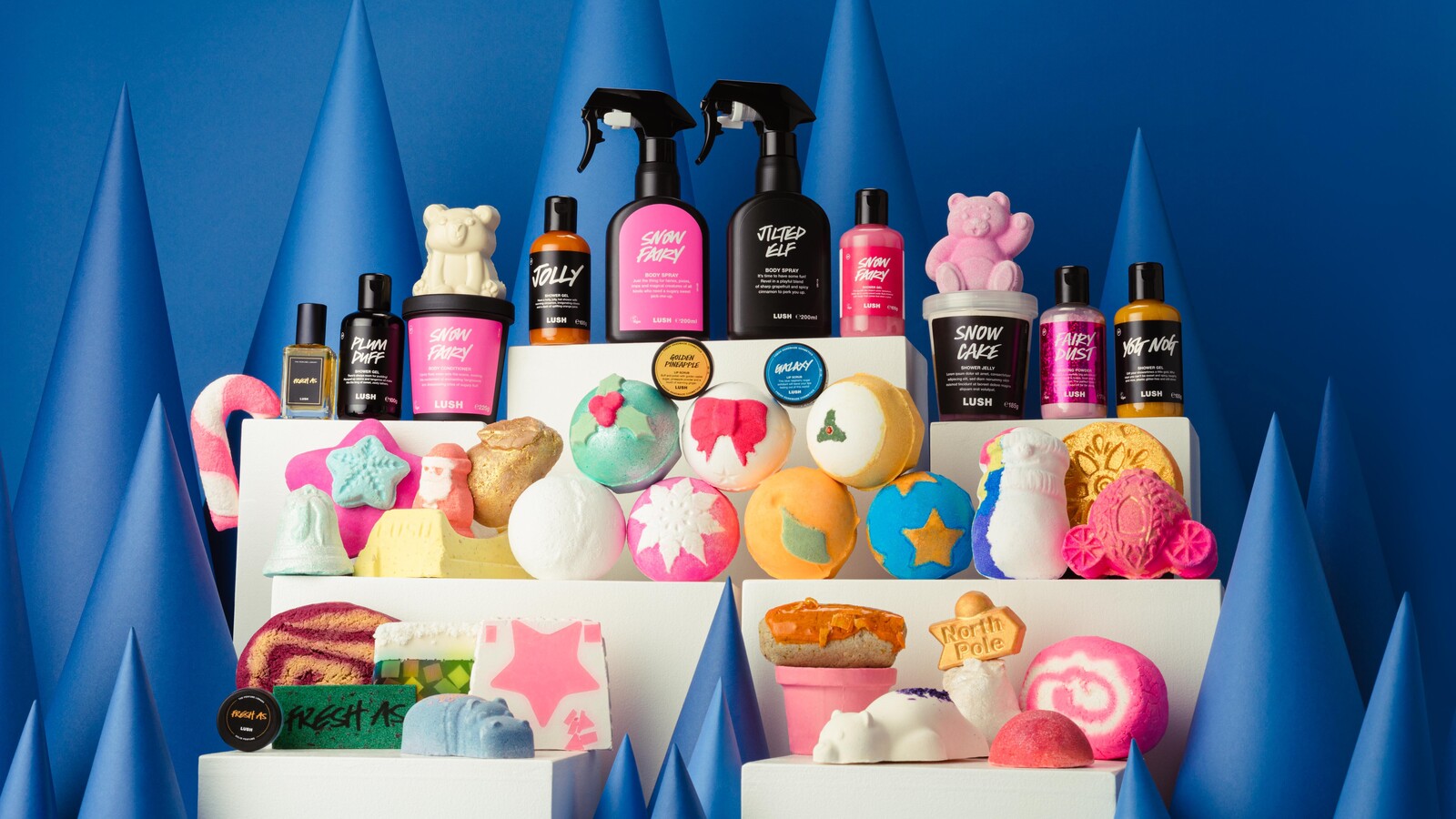 Lush kerstproducten