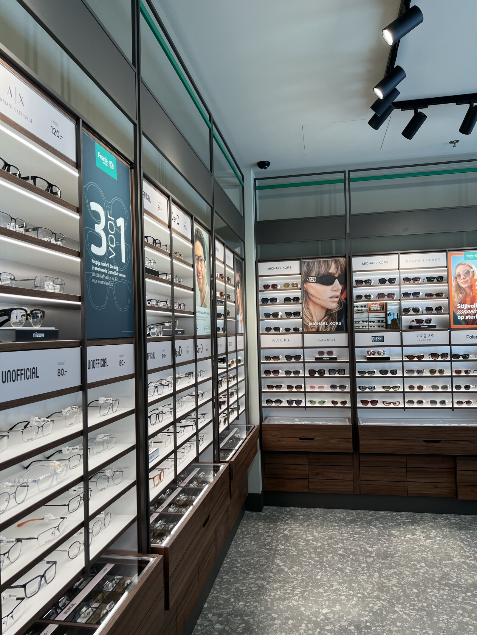 Pearle opticiens koopgoot binnen