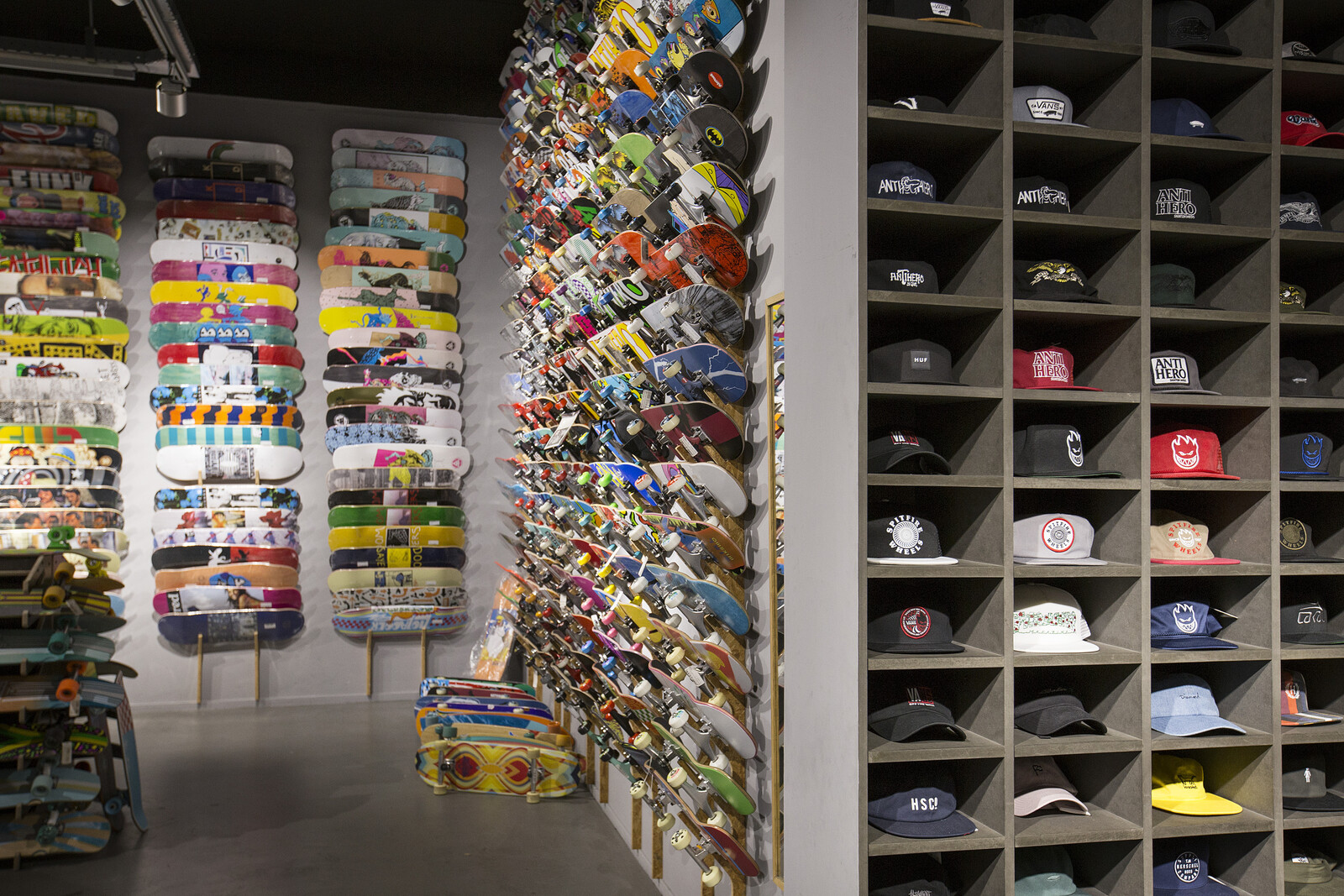 Skatestore collectie skateboards westblaak Roterdam