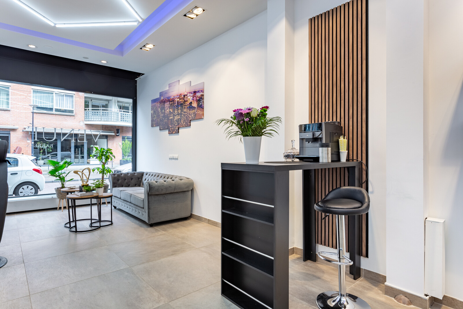 Interieur Venue Barbers Rotterdam van oldenbarneveltstraat