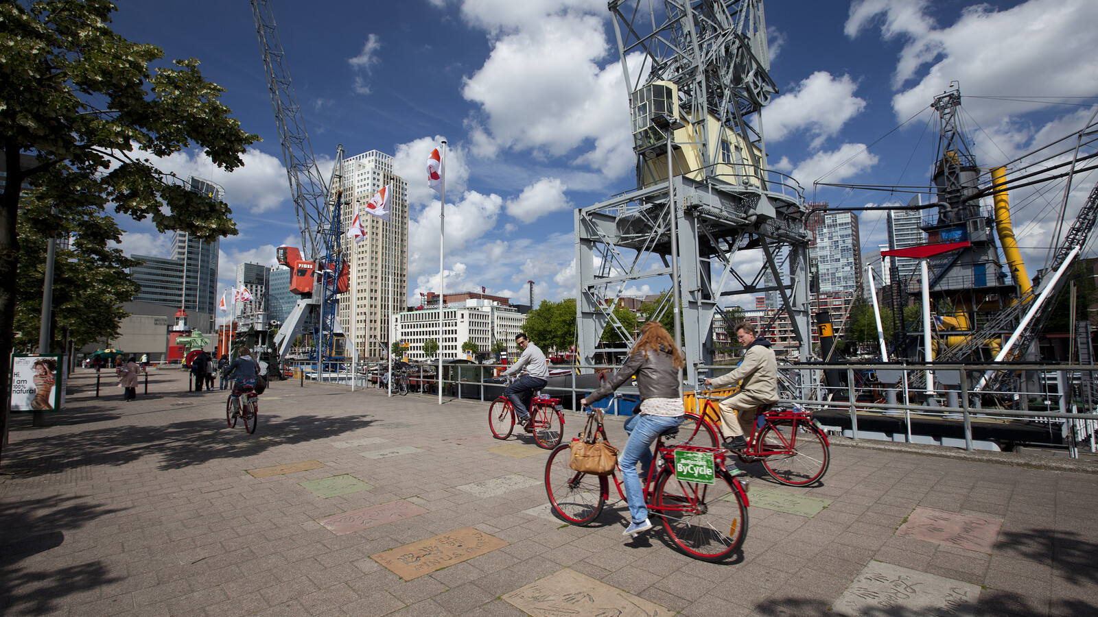 Fietsers Rotterdam